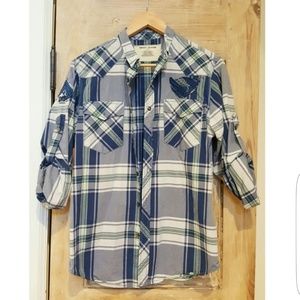 DKNY plaid shirt